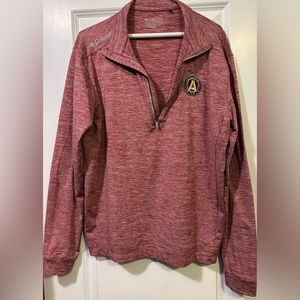 Red Atlanta United - Columbia Quarter Zip - Medium - Pull-over